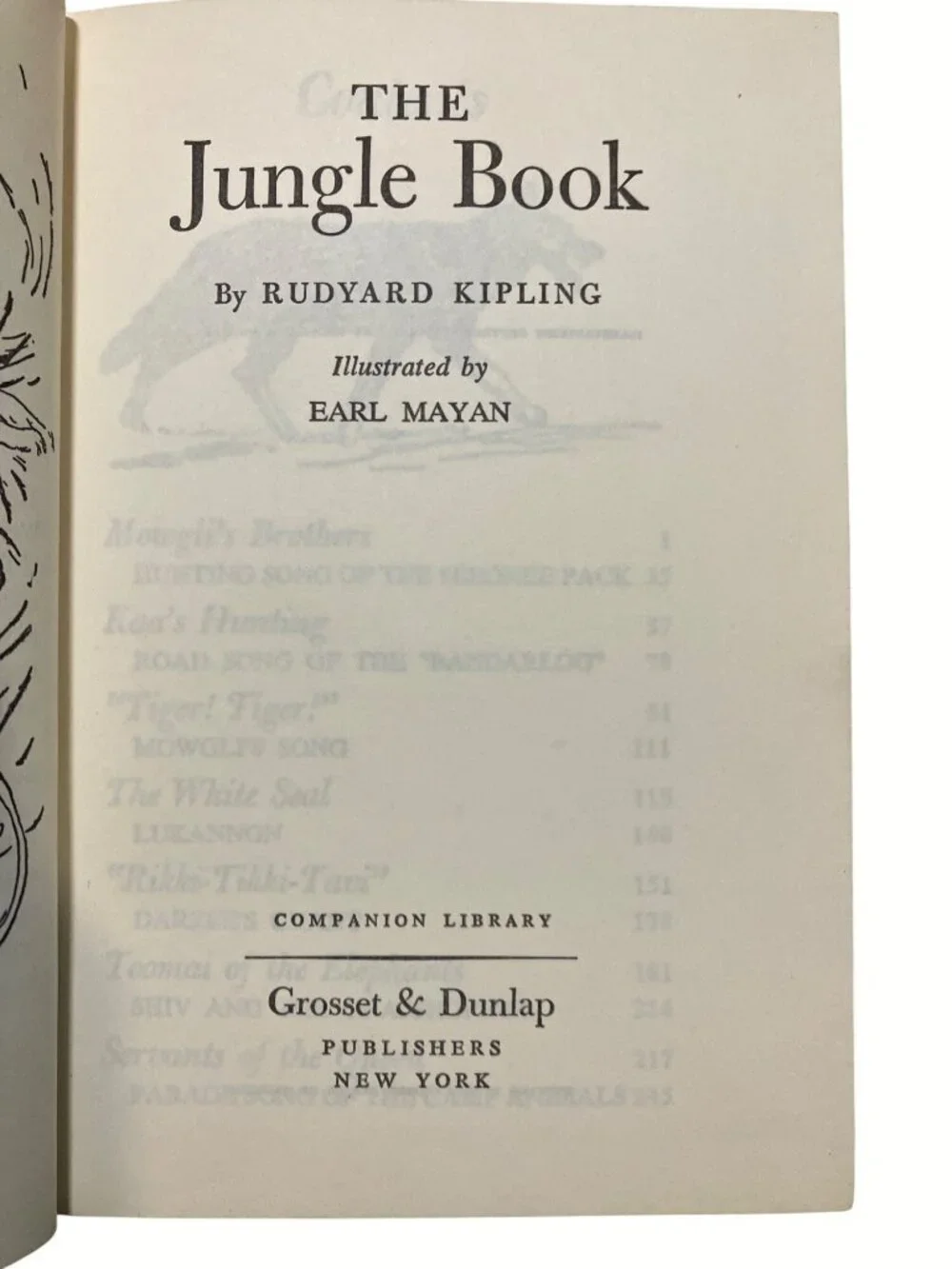 The Jungle Book and The Wizard Of Oz Companion Library Hardcover 1963